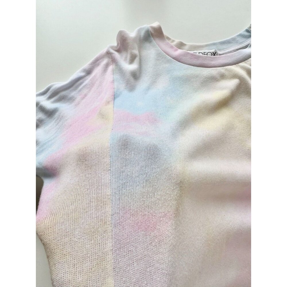 WILDFOX Aura Tie Dye Jersey Relaxed Oversized Dolman Sweatshirt, Size S - Picture 12 of 15